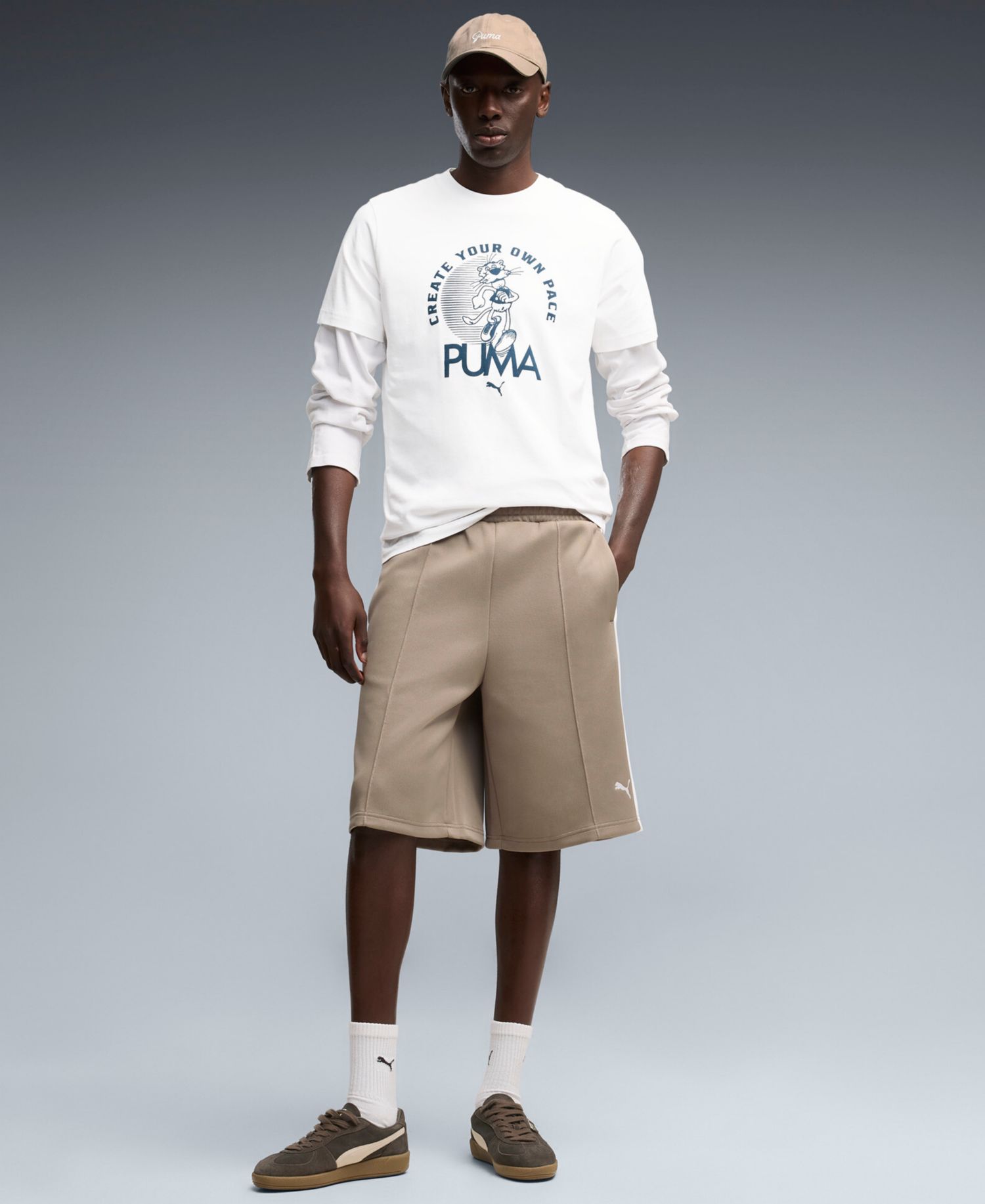 Men's Relaxed Baggy Shorts, 9" Inseam