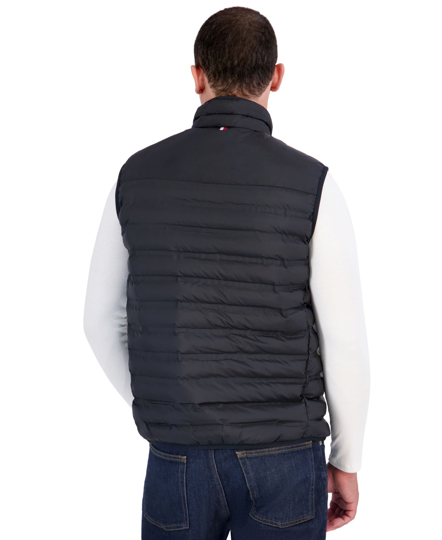 Мужской жилет Tommy Hilfiger Packable Vest, цвет: Чёрный — фото 5