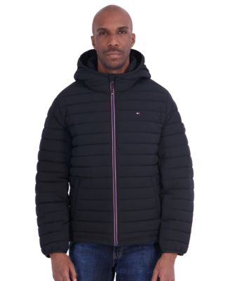 Men's Stretch Hooded Packable Jacket