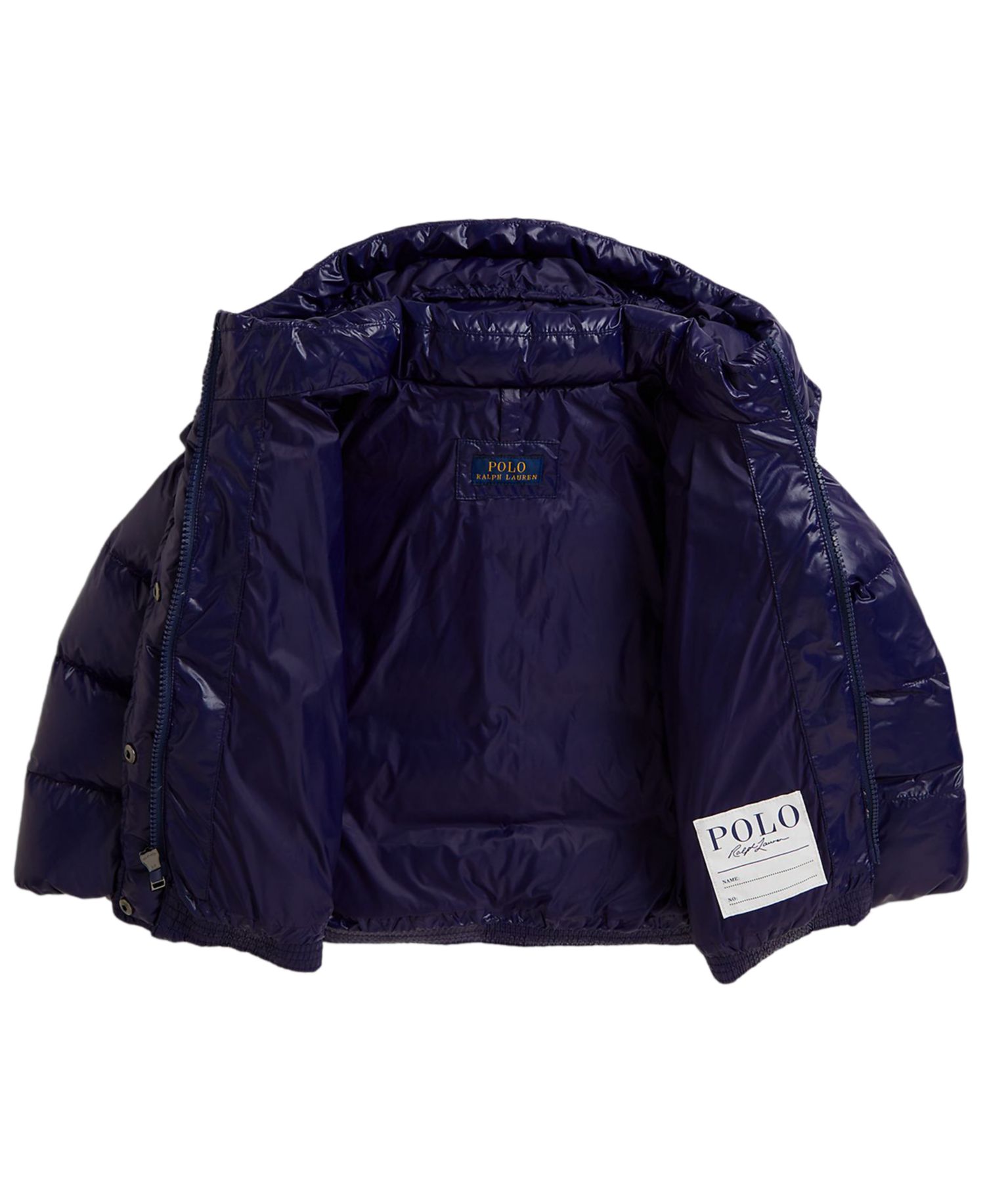 Girls' 2T-6X Glossy Down Hooded Jacket