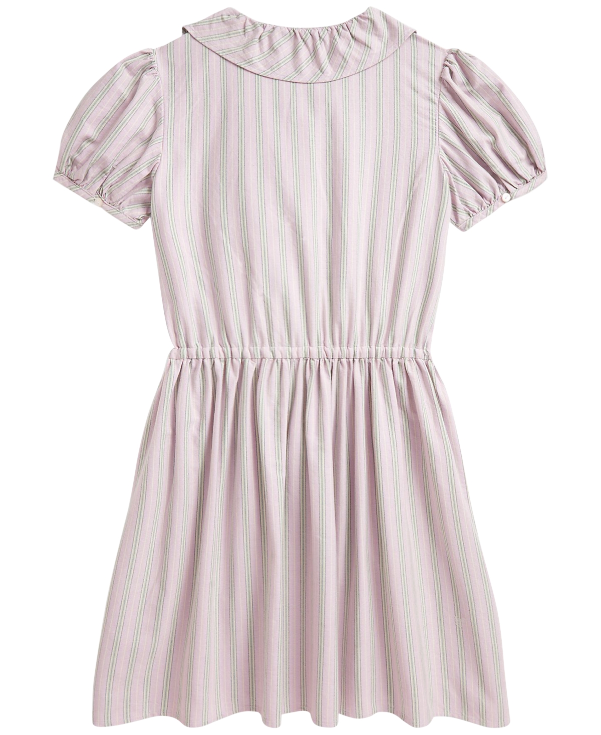 Polo Ralph Lauren Girls' 7-16 Striped Ruffled Cotton Oxford Dress