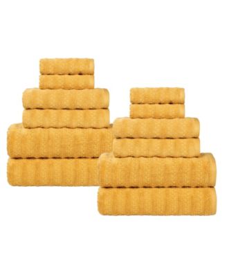 Zuma Zero Twist Cotton Absorbent Quick Dry Soft Absorbent  Towel Set