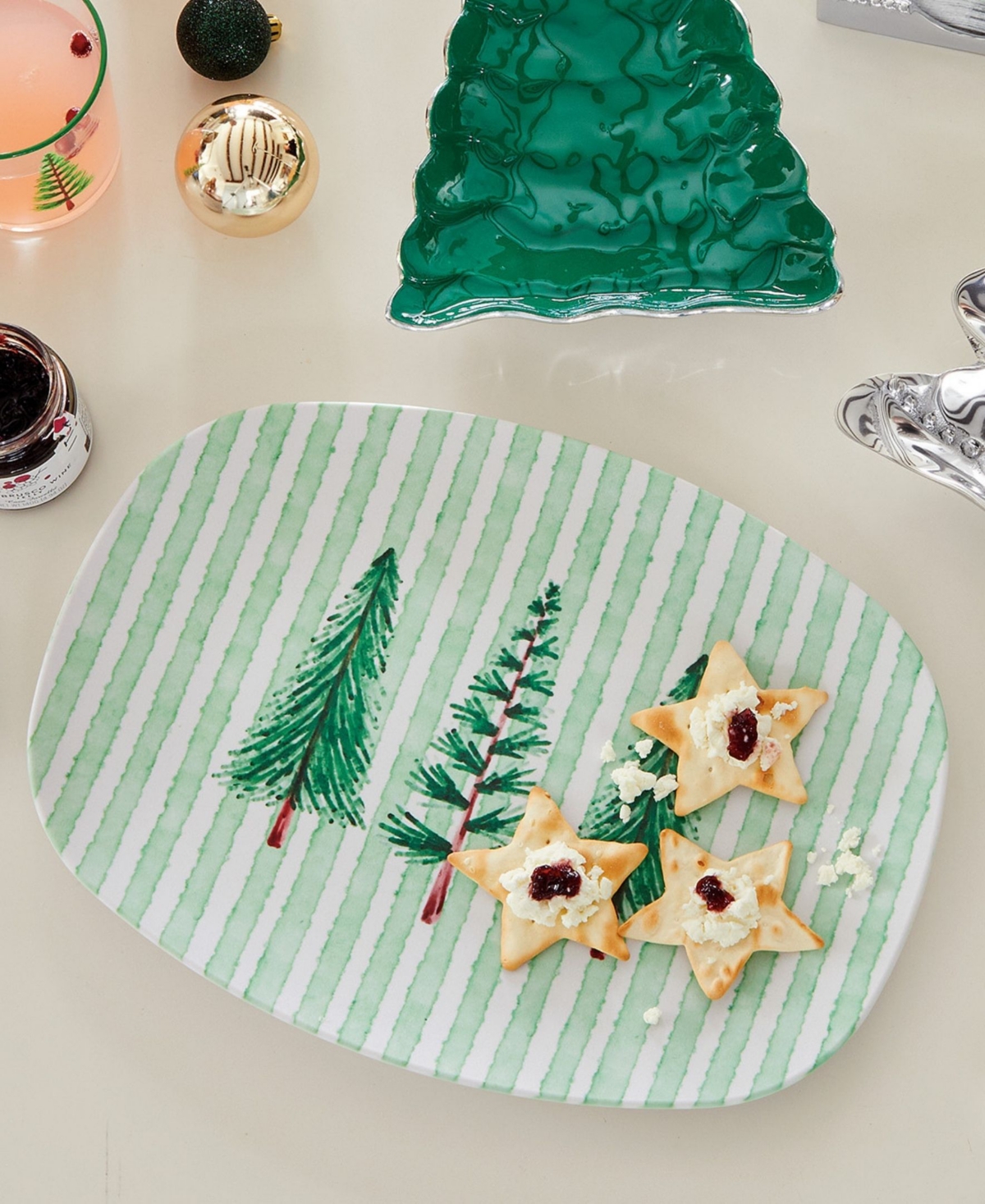 Mariposa Woodland Trees Resin Platter