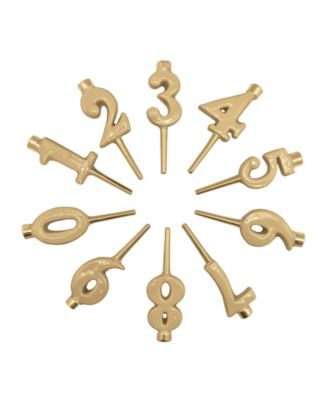Number 3.75" Candle Holder Set