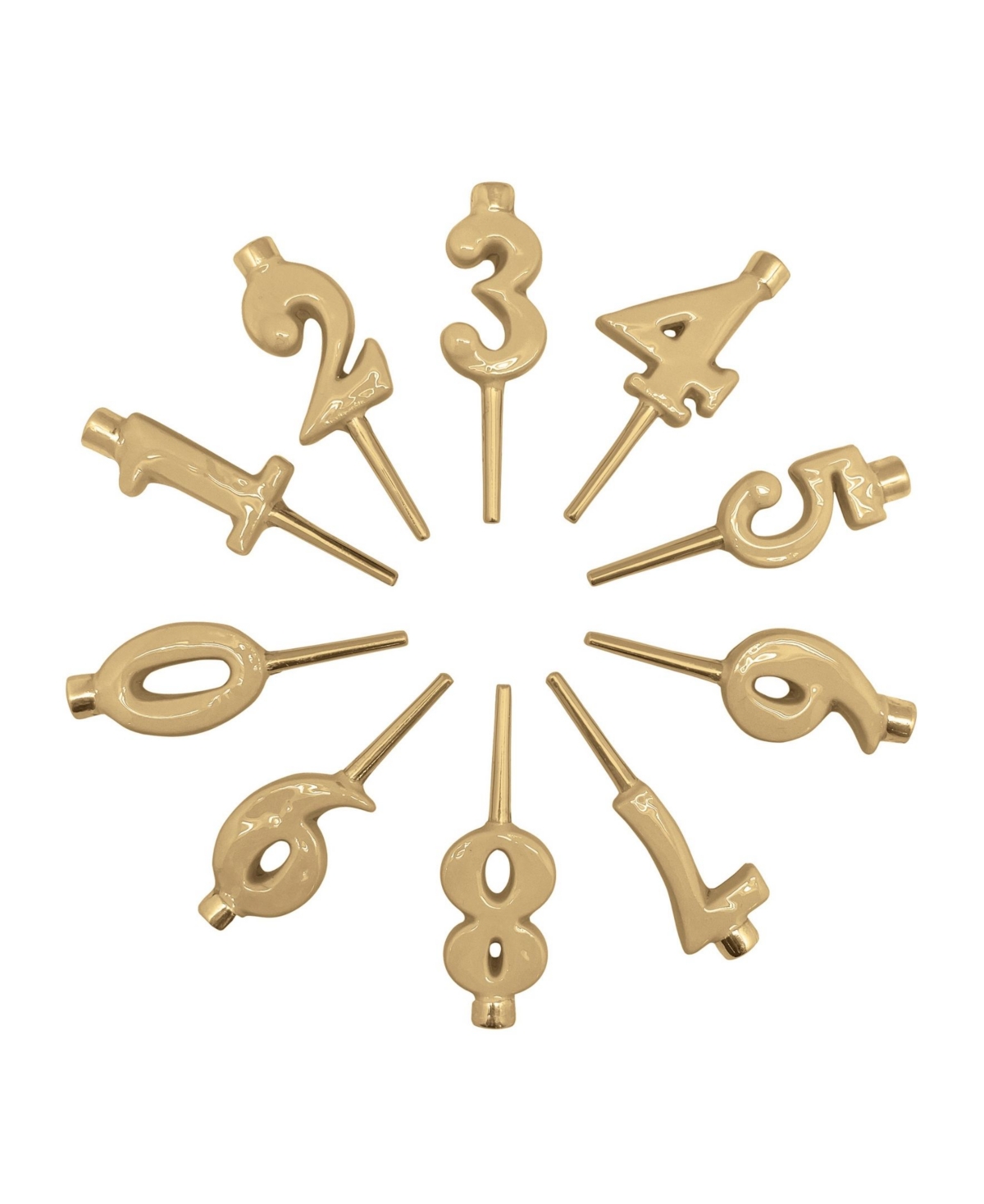 Mariposa Number 3.75" Candle Holder Set