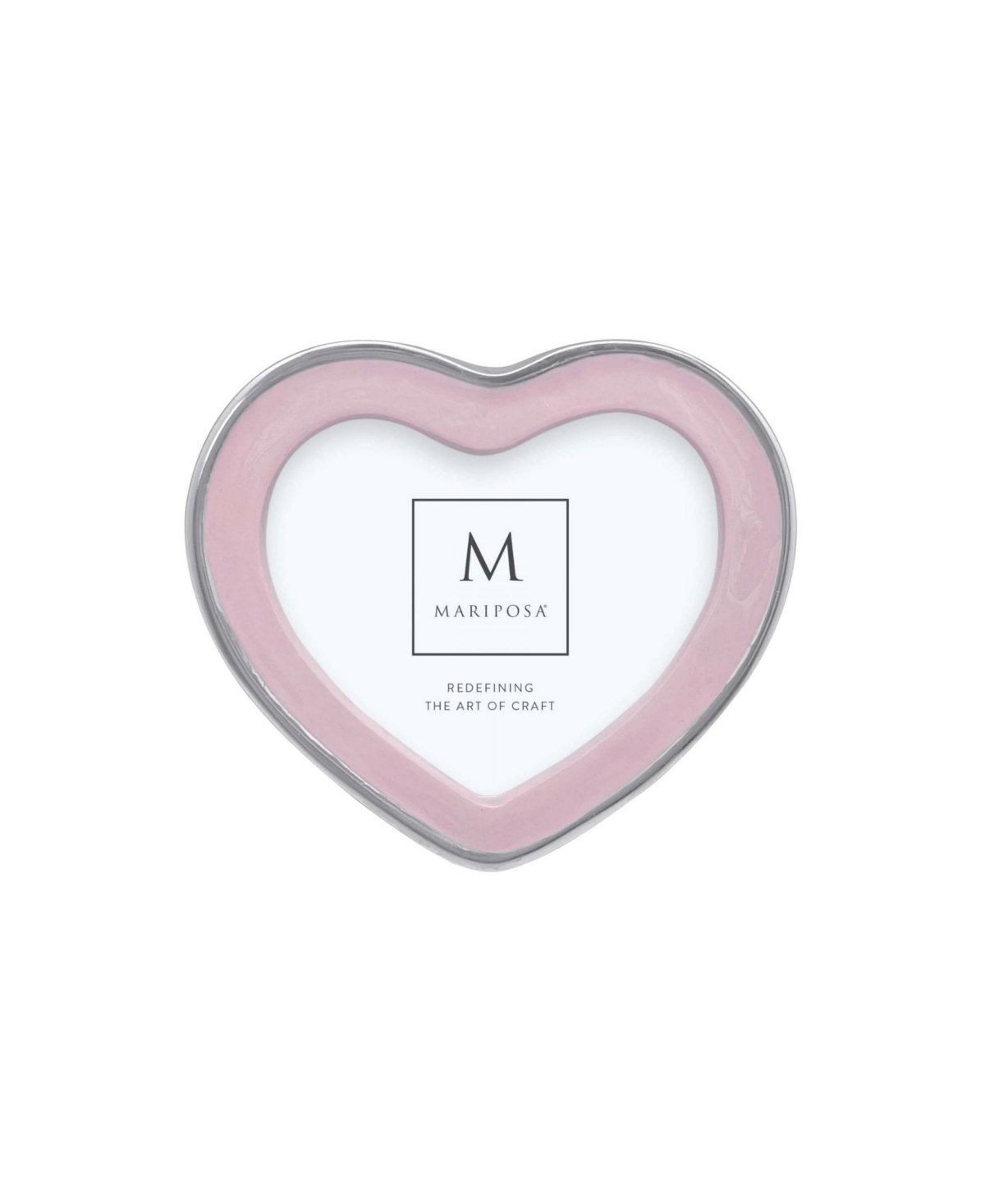 Mariposa Signature Aluminum Heart Frame, 4" x 6"