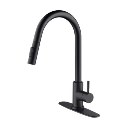 Touch Pull-Down Kitchen Faucet, Single Handle High Arc with 360degree(s) Swivel and 2-Function Sprayer