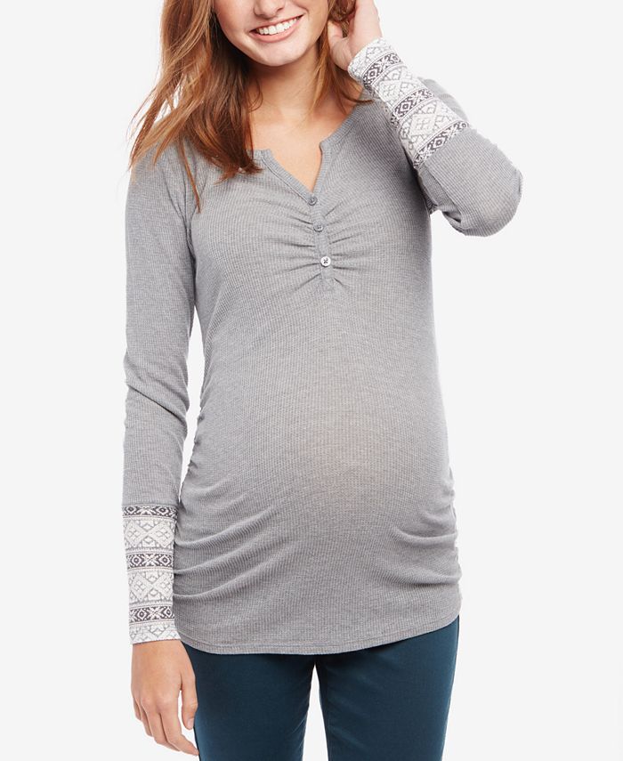 Motherhood Maternity Henley Top Macy's