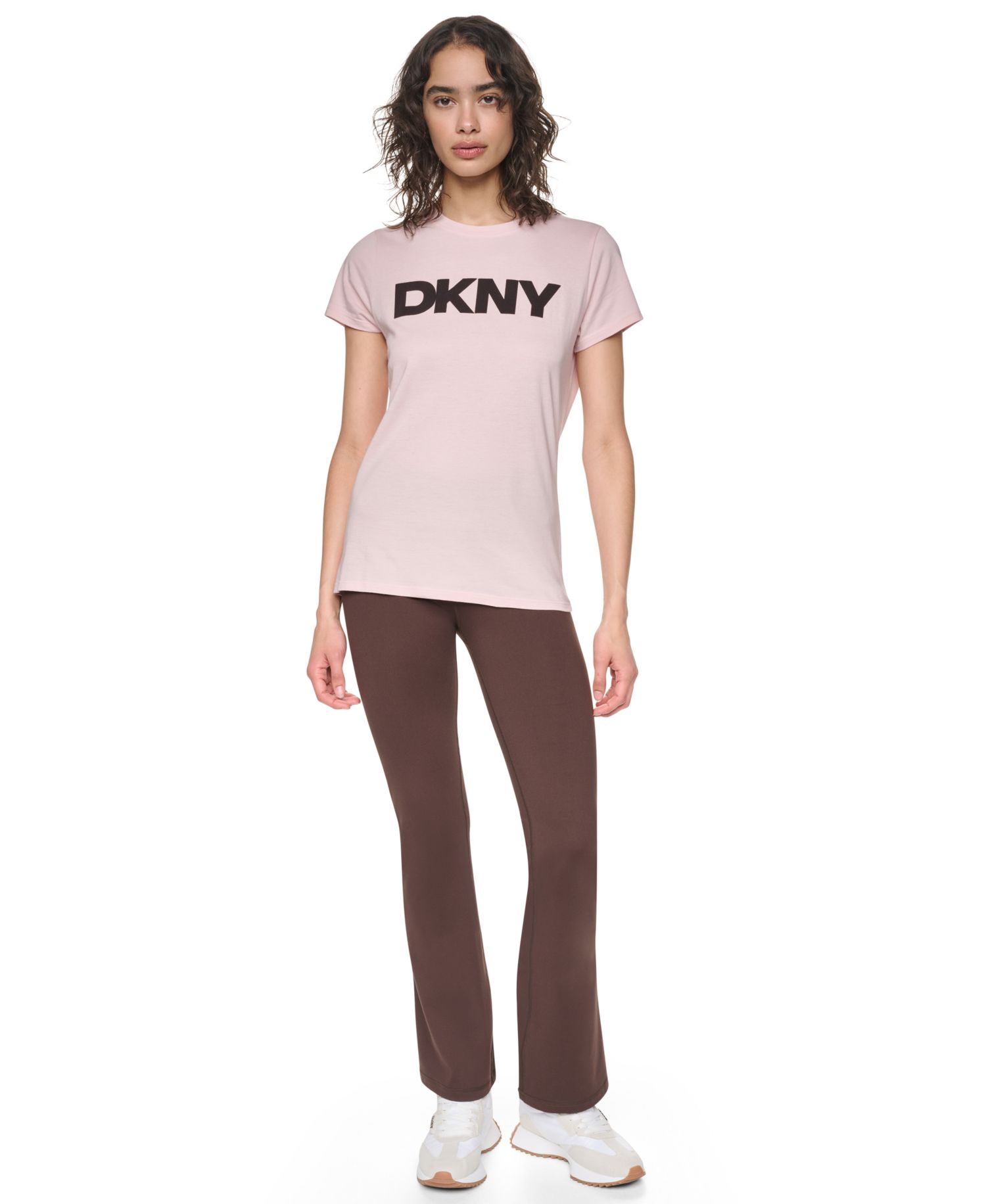Women's Flocked Logo Crewneck T-Shirt