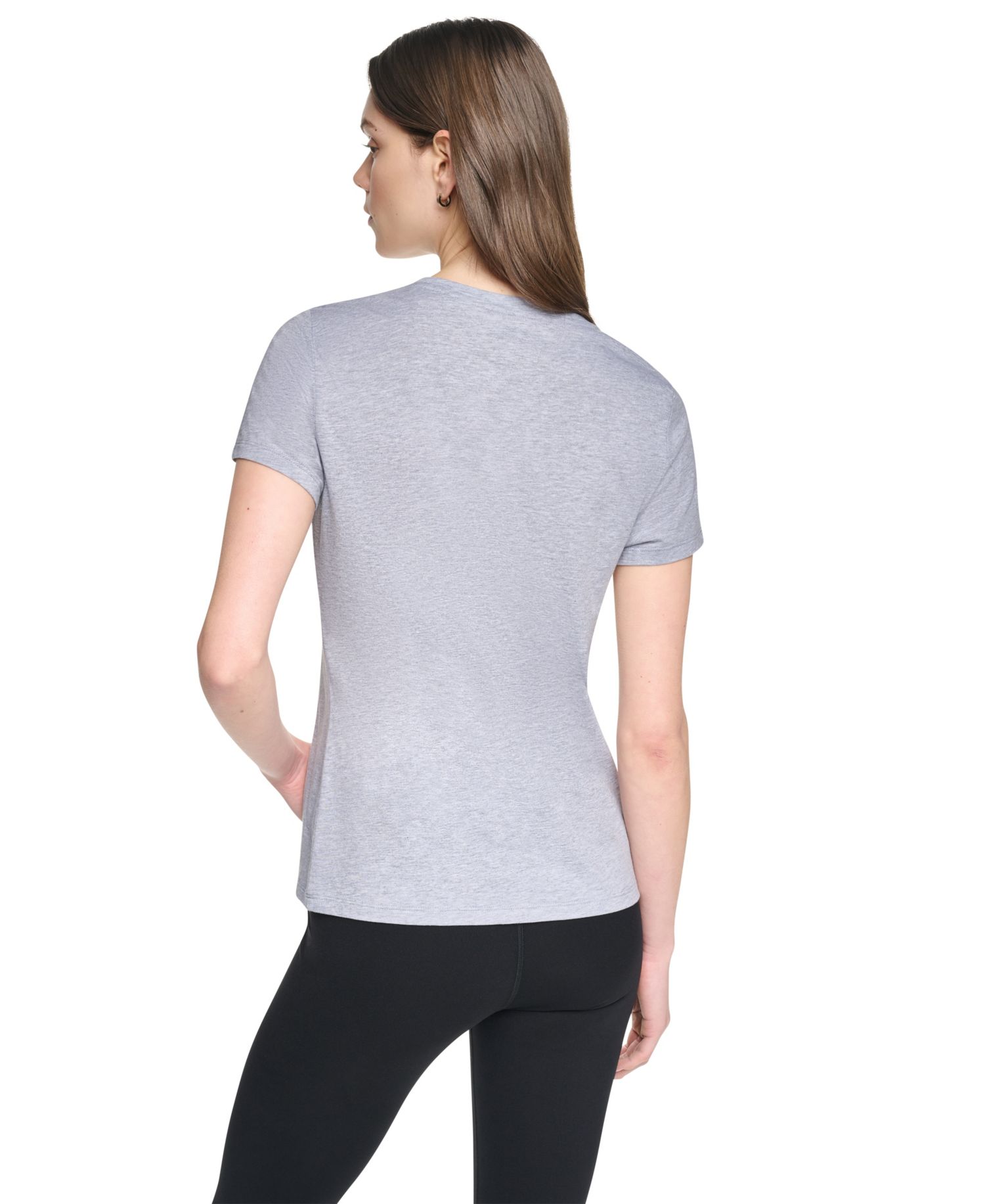 Women's Flocked Logo Crewneck T-Shirt