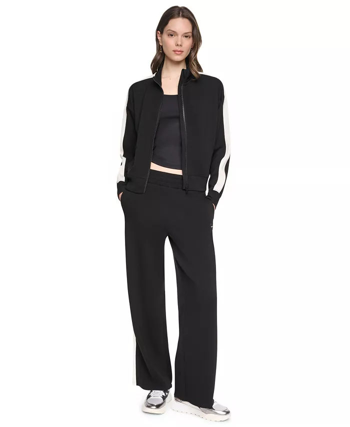 Women's High-Rise Modified Wide-Leg Side-Stripe Pants - thumbnail 8