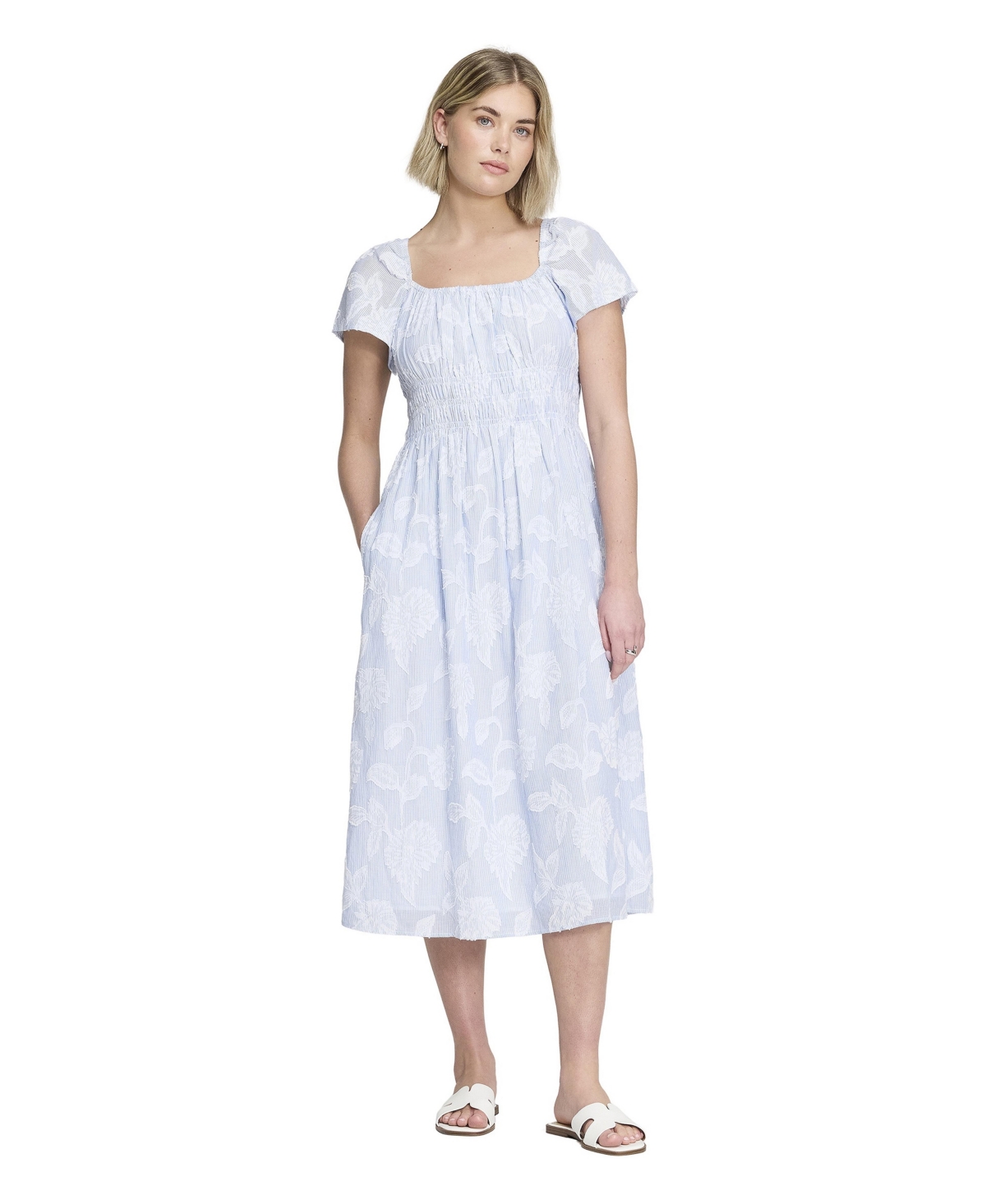 Finery London Women's Maia Elasticated Waist Midi Dress