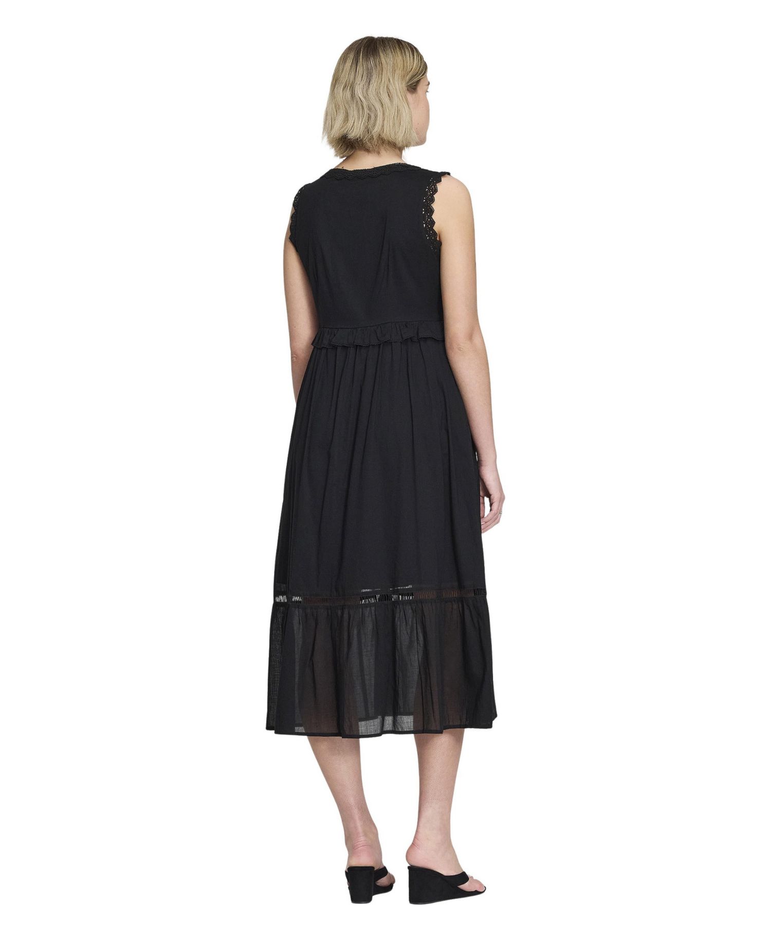Women's Myriam Cotton A-Line Tiered Midi Dress