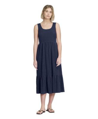 Women's Cara Gingham Tiered Midi Dress