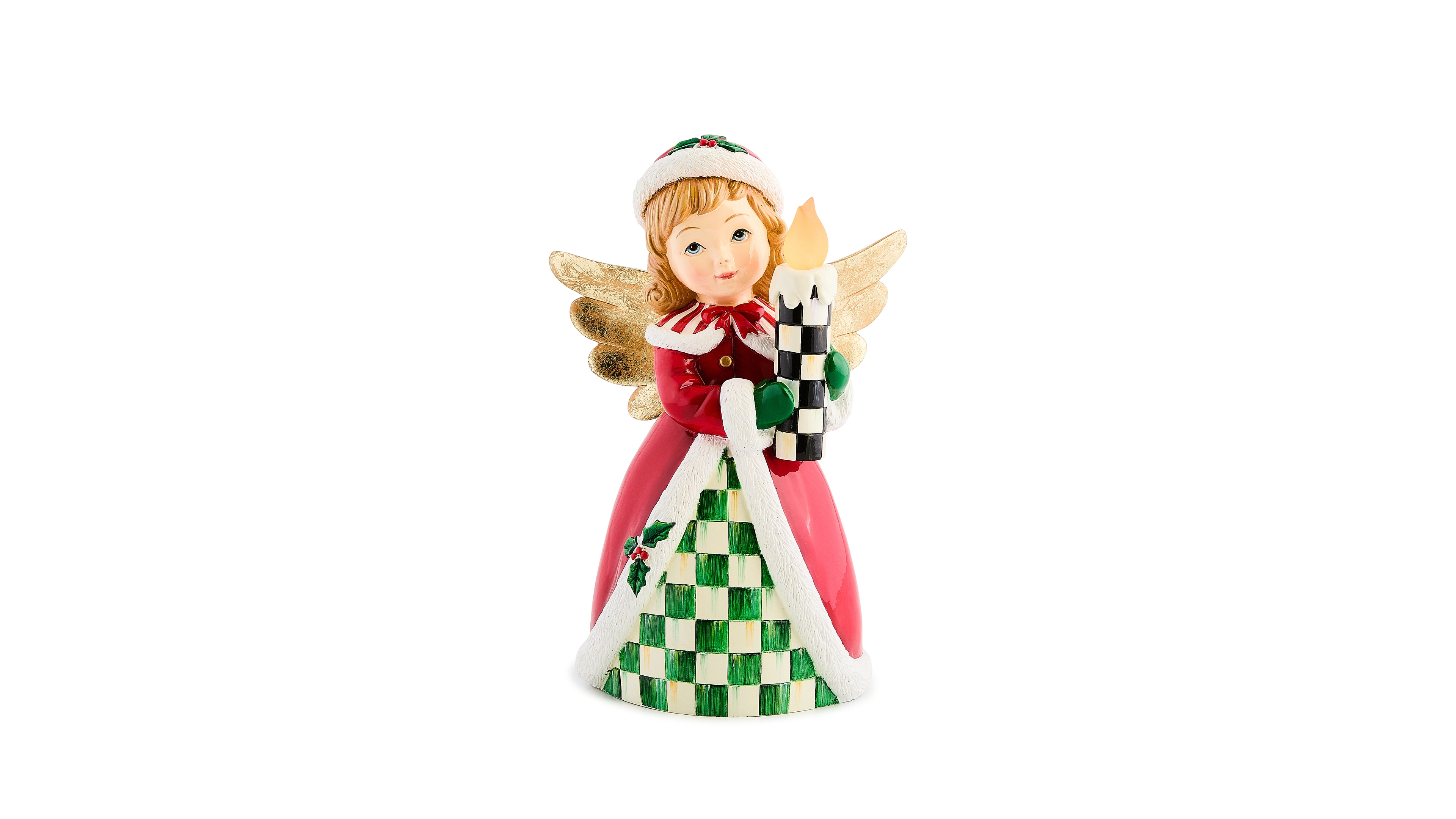 MacKenzie-Childs Check It Out Illuminated Retro Angel