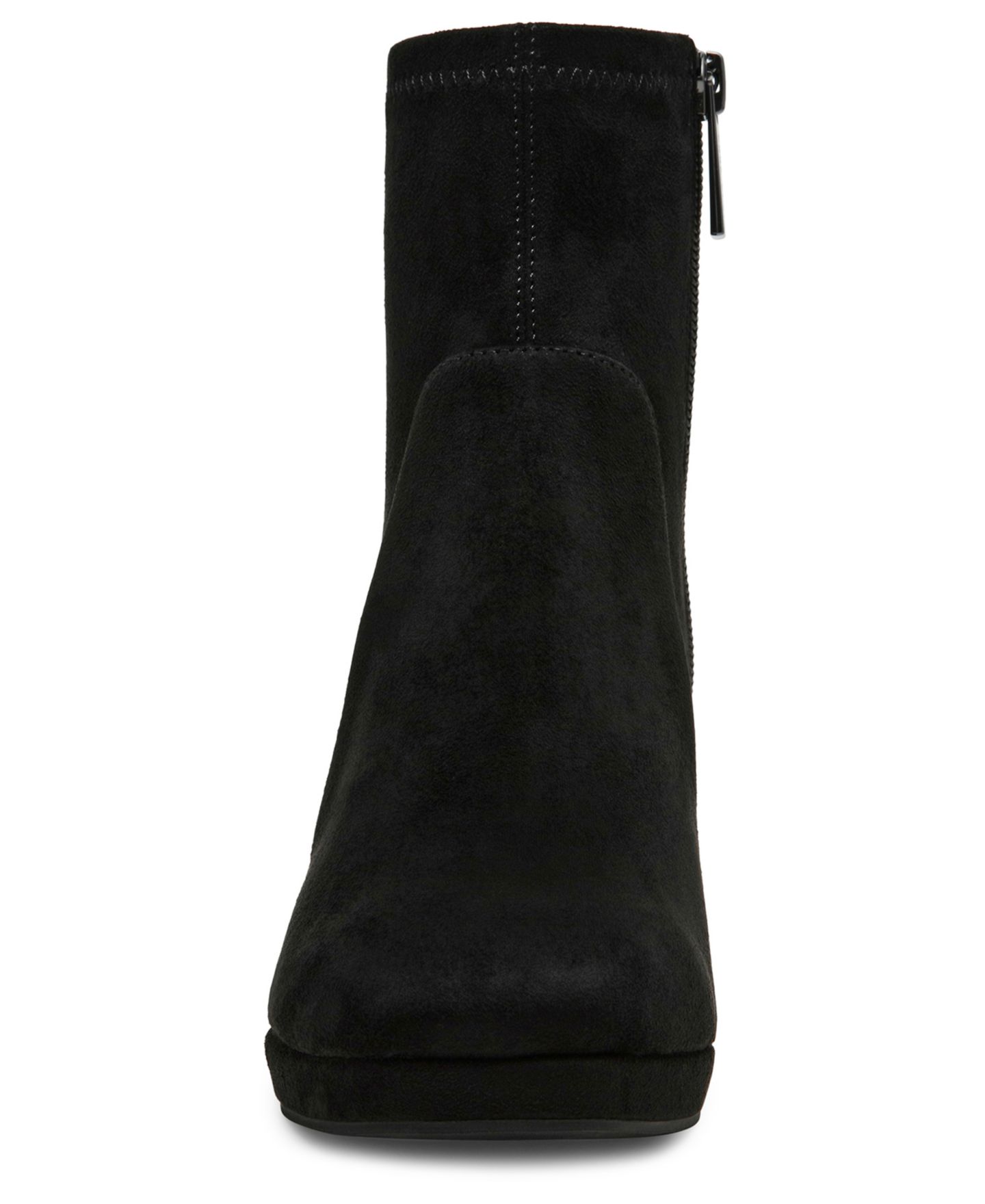 Женские ботинки Anne Klein Main Block Heel Dress Booties, цвет: Чёрный — фото 7