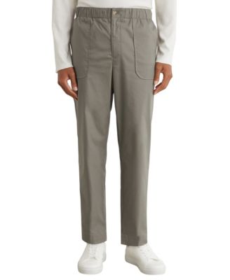 Men's Snap Lightweight Stretch Cotton-Blend Tapered Pants