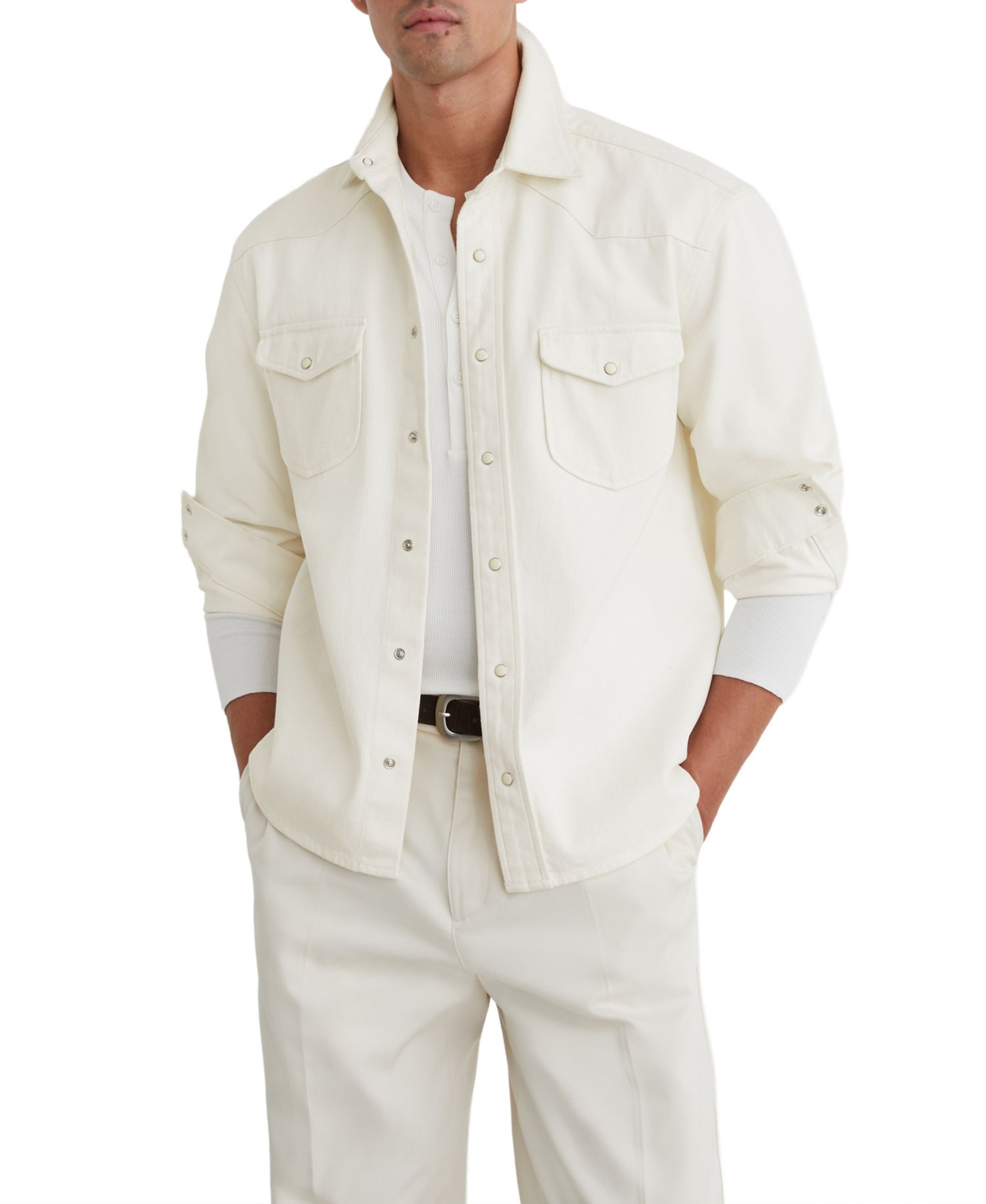 Men's Finley Denim Western Overshirt