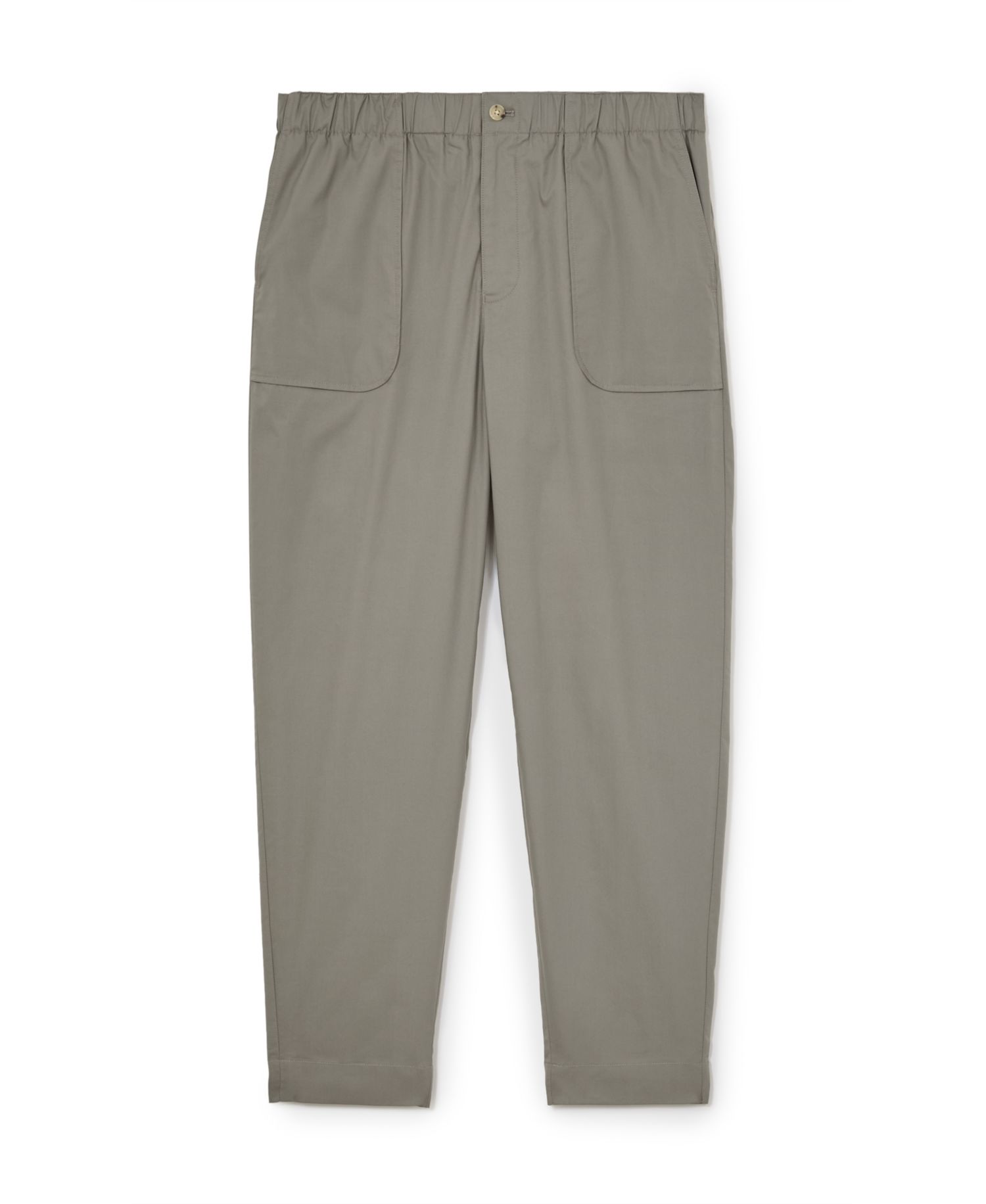 Men's Snap Lightweight Stretch Cotton-Blend Tapered Pants