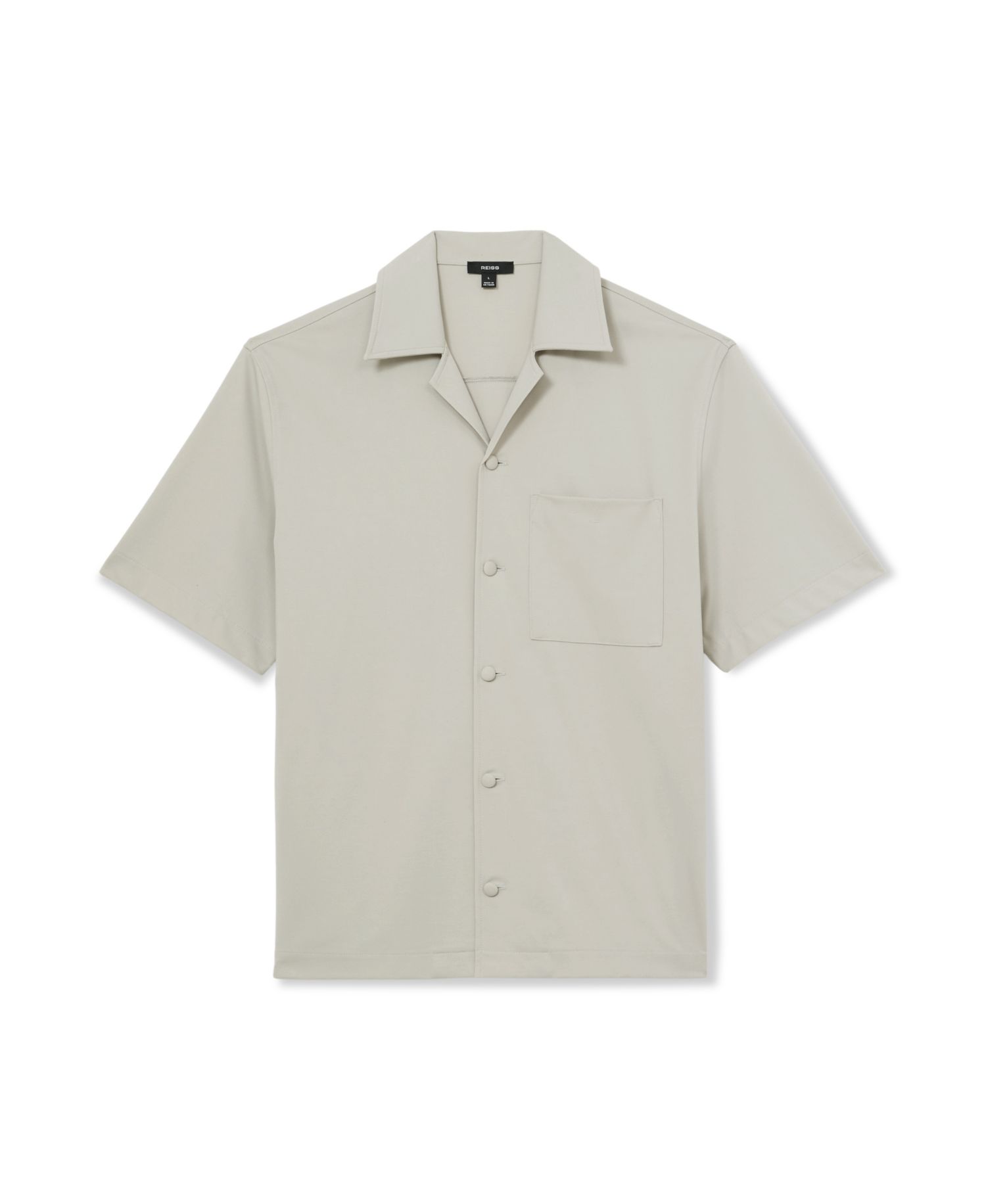 Men's Russo Stretch Cuban-Collar Short-Sleeve Shirt