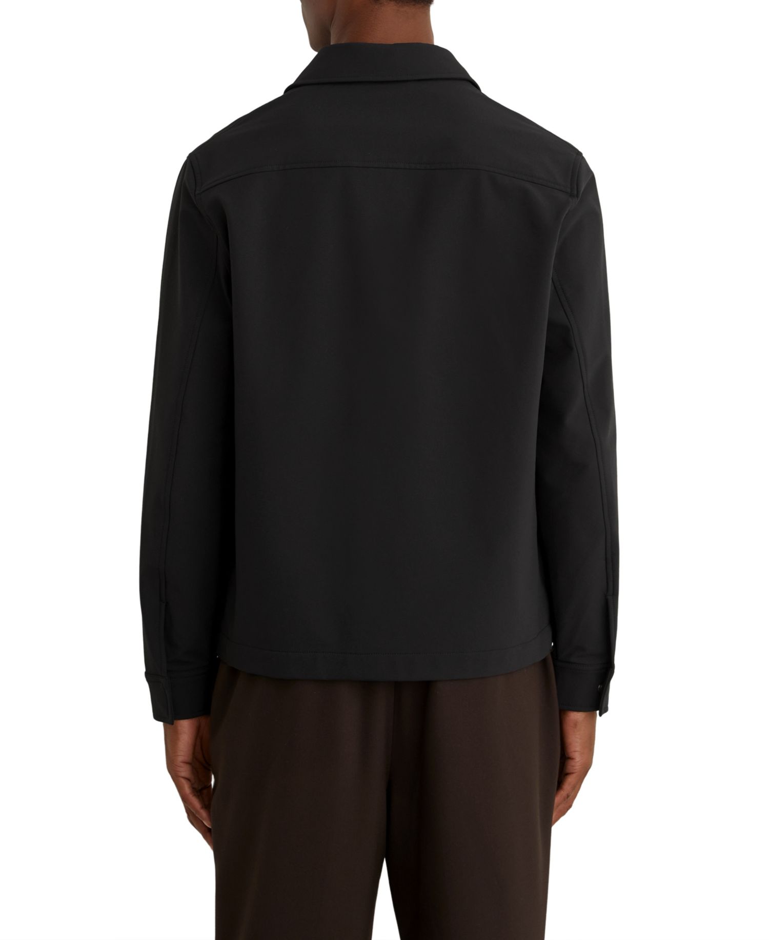 Men's Divide Utilitarian Soft-Fleece Lined Twin-Pocket Overshirt