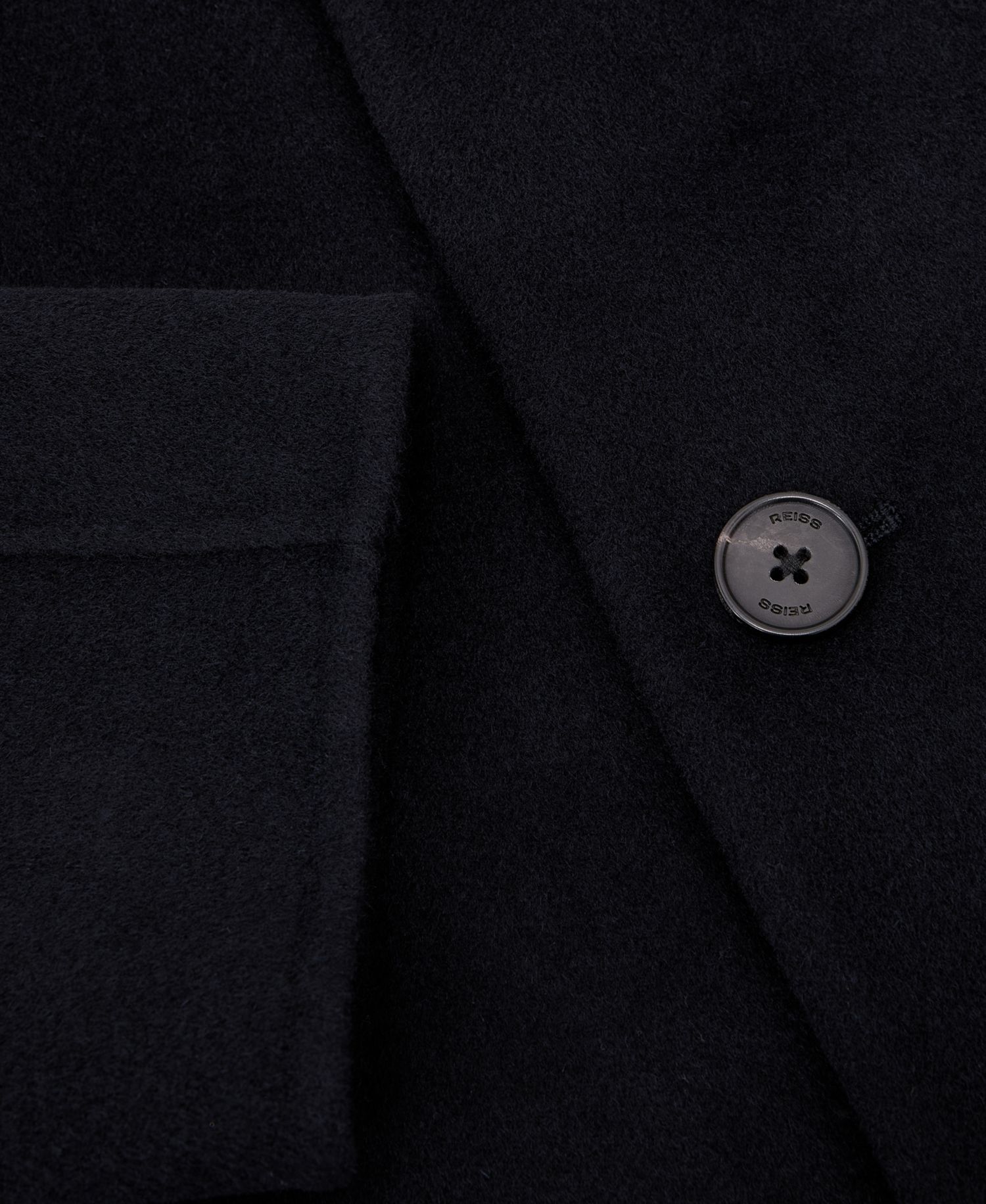 Men's Knight Single-Breasted Wool-Blend Overcoat