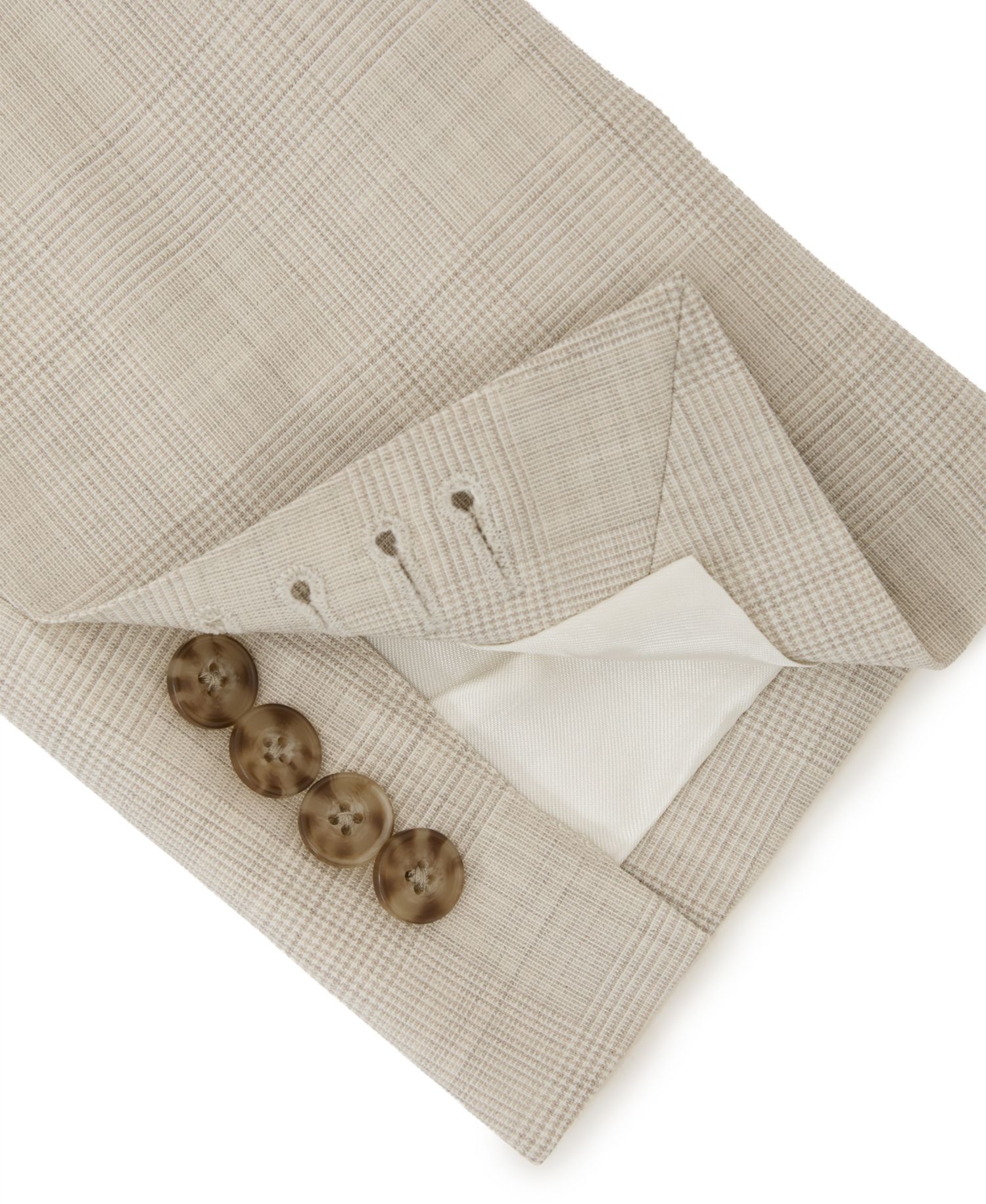Men's Vita Wool-Blend Pin-Check Single-Breasted Classic-Fit Blazer
