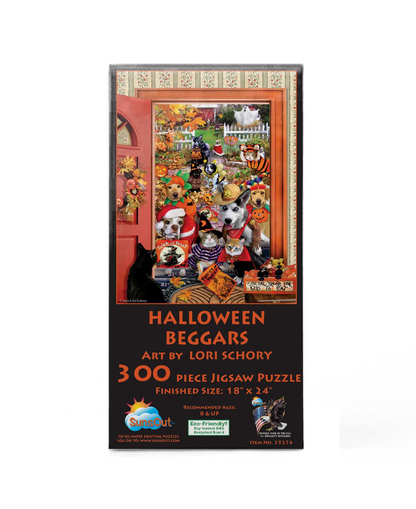 Детский пазл SunsOut Halloween Beggars 300-Piece Jigsaw Puzzle, от 15 лет — фото 2