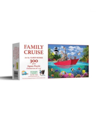 Family Cruise 300 Piece Jigsaw Puzzle, Ages 15+