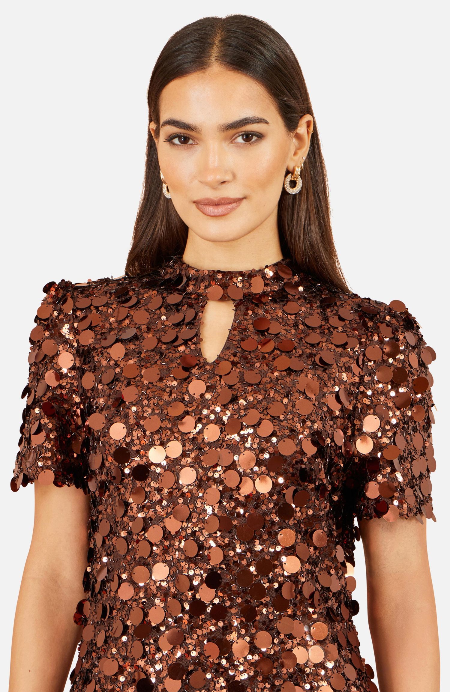 Women's Big Sequin Tunic Dress
