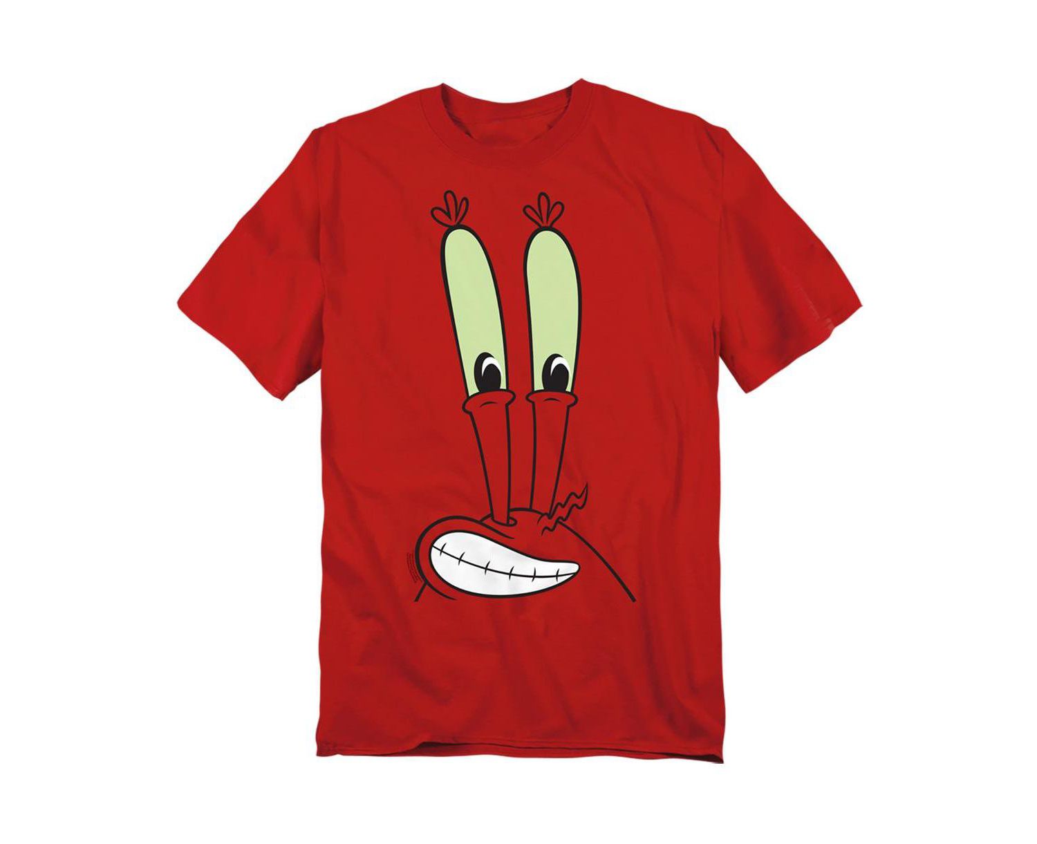 Men's Mr. Krabs Smile Face T-Shirt
