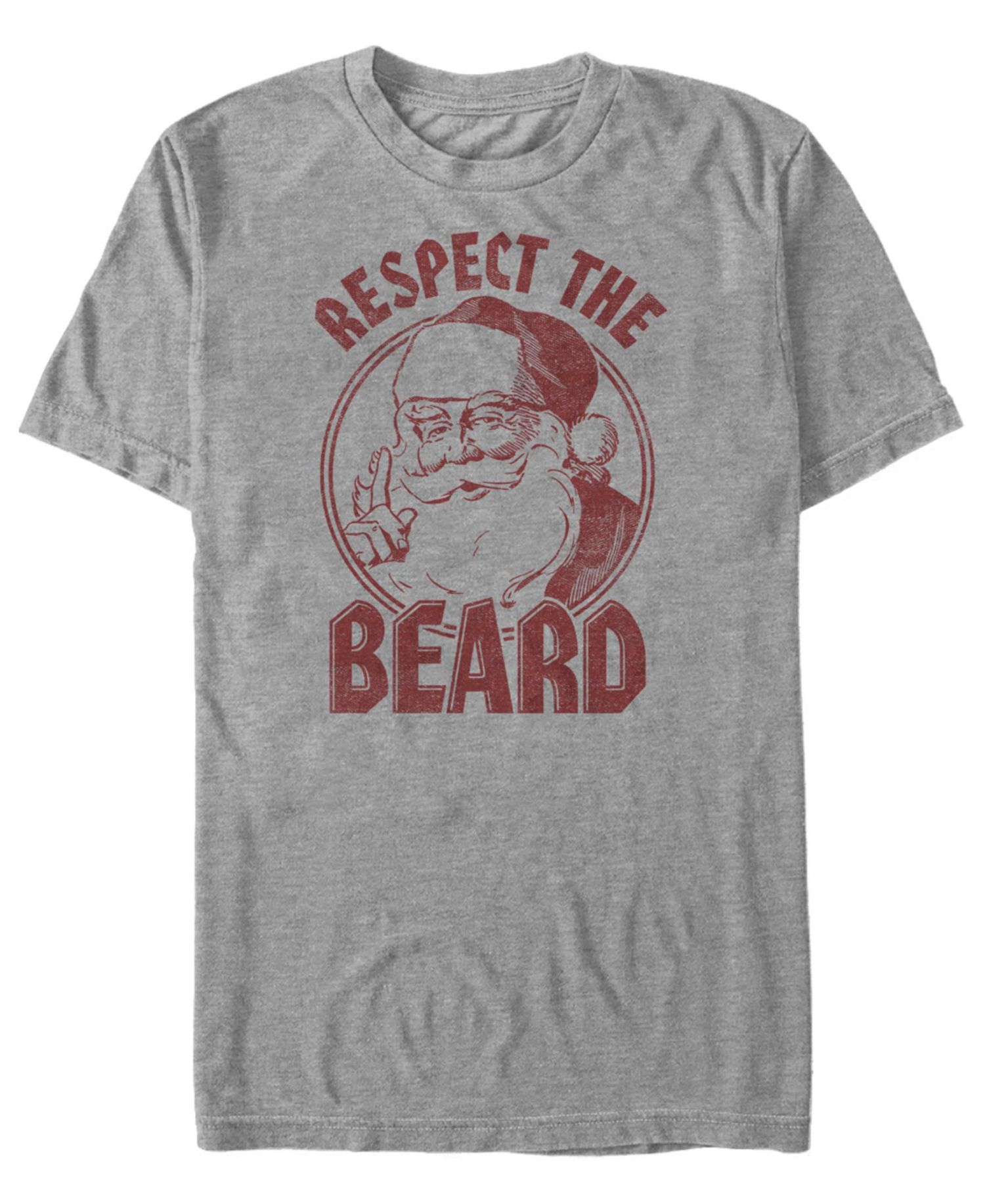 Men's Respect The Beard Graphic Crew Neck T-Shirt