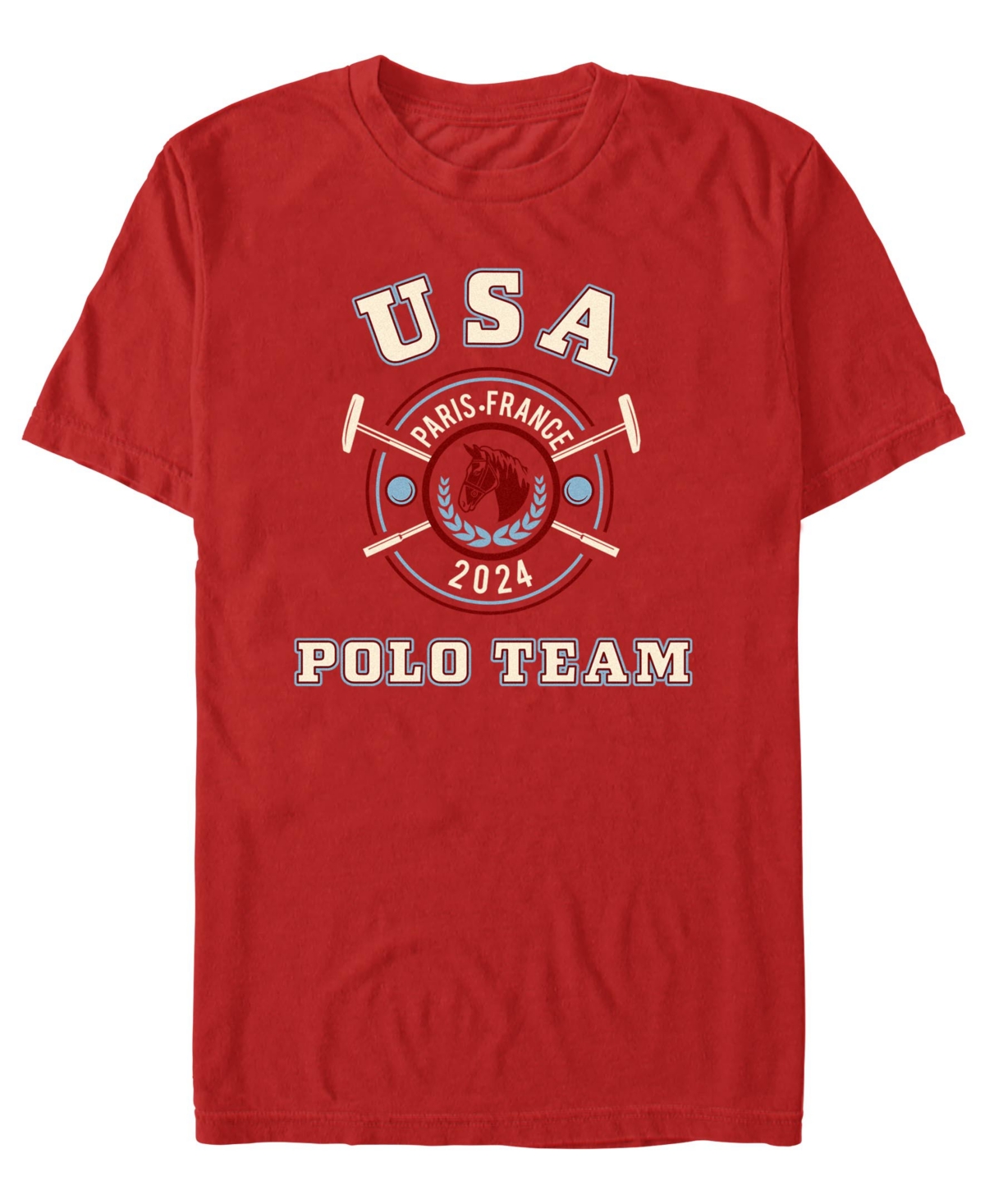 Fifth Sun Men's Polo France Retro Graphic T-Shirt