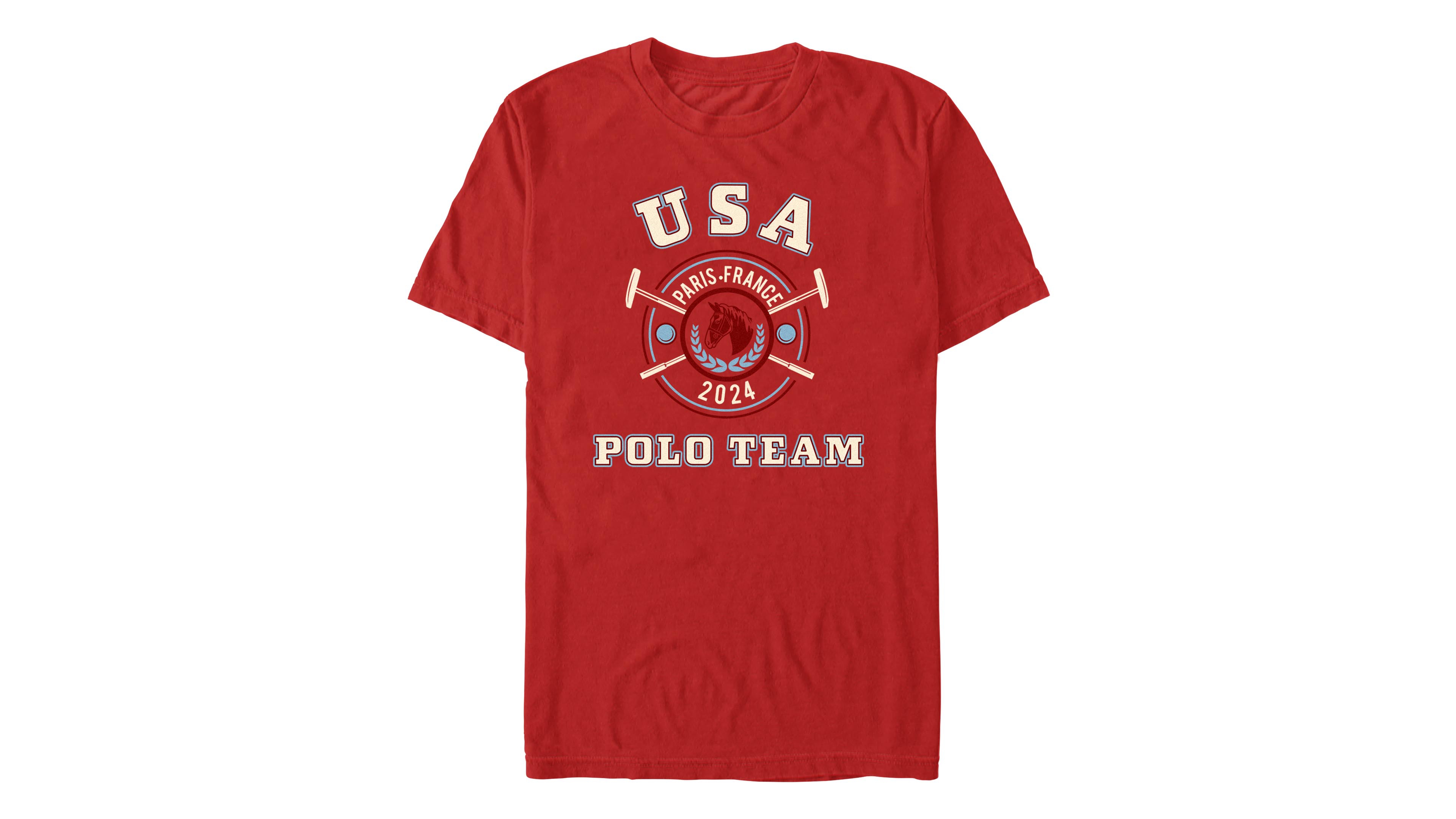 Fifth Sun Men's Polo France Retro Graphic T-Shirt