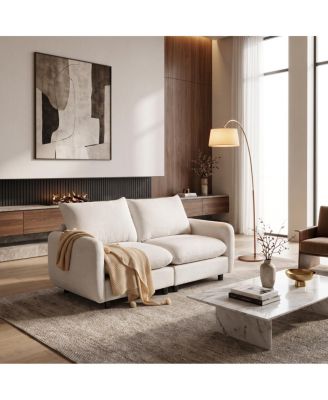 2-Seats Modular Sectional Sofa Corner Chair Sofa Couch