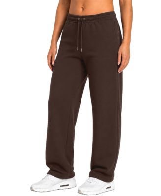 Women's Loose-Fit Wide-Leg Open-Bottom Sweatpants