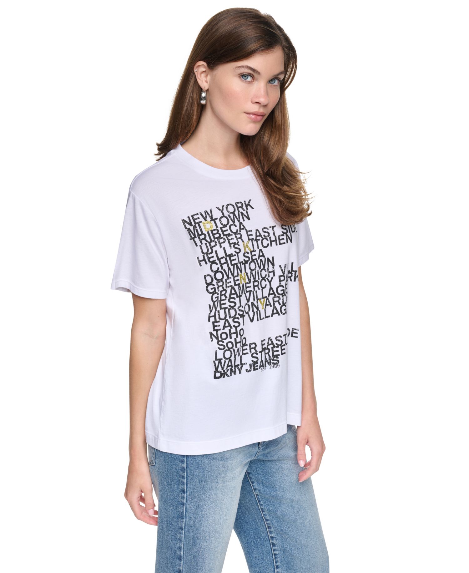 Women's Neighborhood Print Relaxed Graphic Tee