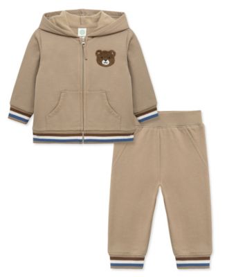 Baby Boys' Bear Zip-Up Hoodie and Jogger Pants, 2-Piece Set