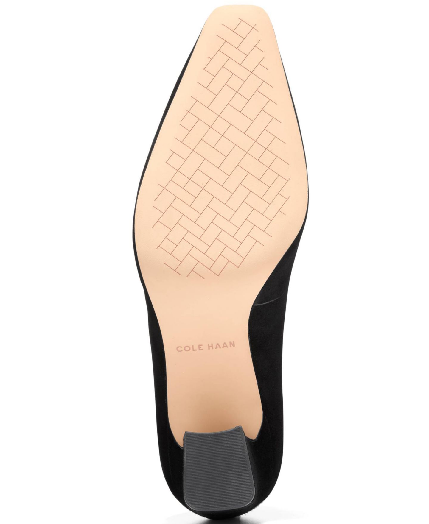 Женские туфли-лодочки Cole Haan Blanche без застёжки, цвет: Чёрный замшевый — фото 5