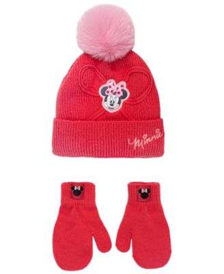 Toddler Girls' Beanie Hat and Mitten, 2-Piece Set