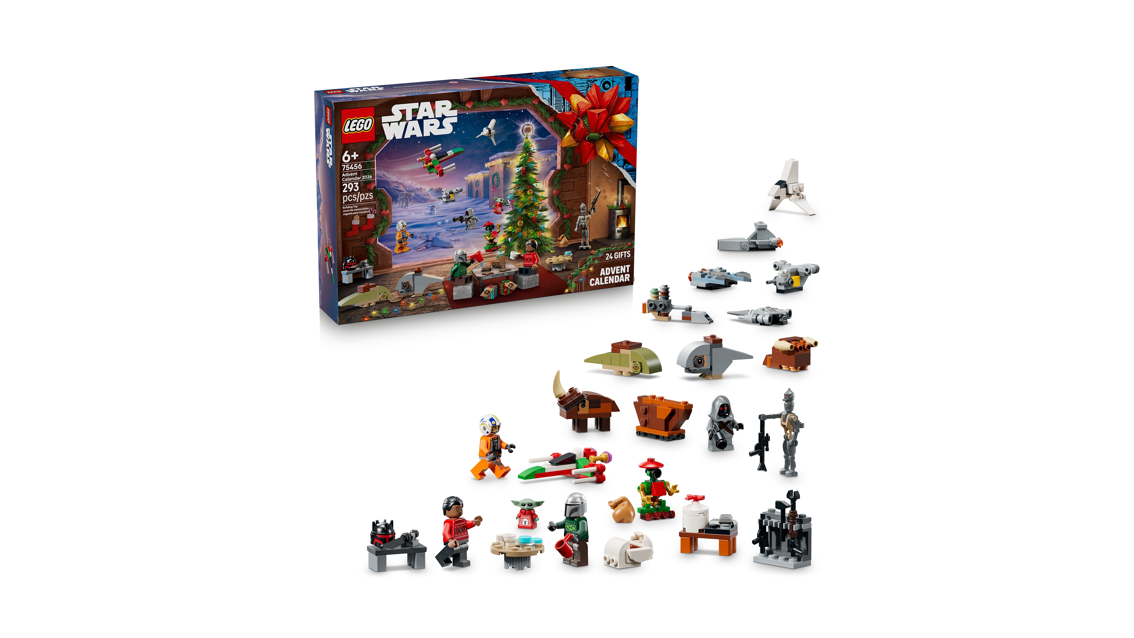Lego Star Wars: The Mandalorian Advent Calendar 2026 75456 293-Piece Building Set, Ages 6+
