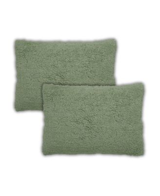 Zephyr Tufted Cotton Throw Pillow Covers, 14"x 20", Set of 2