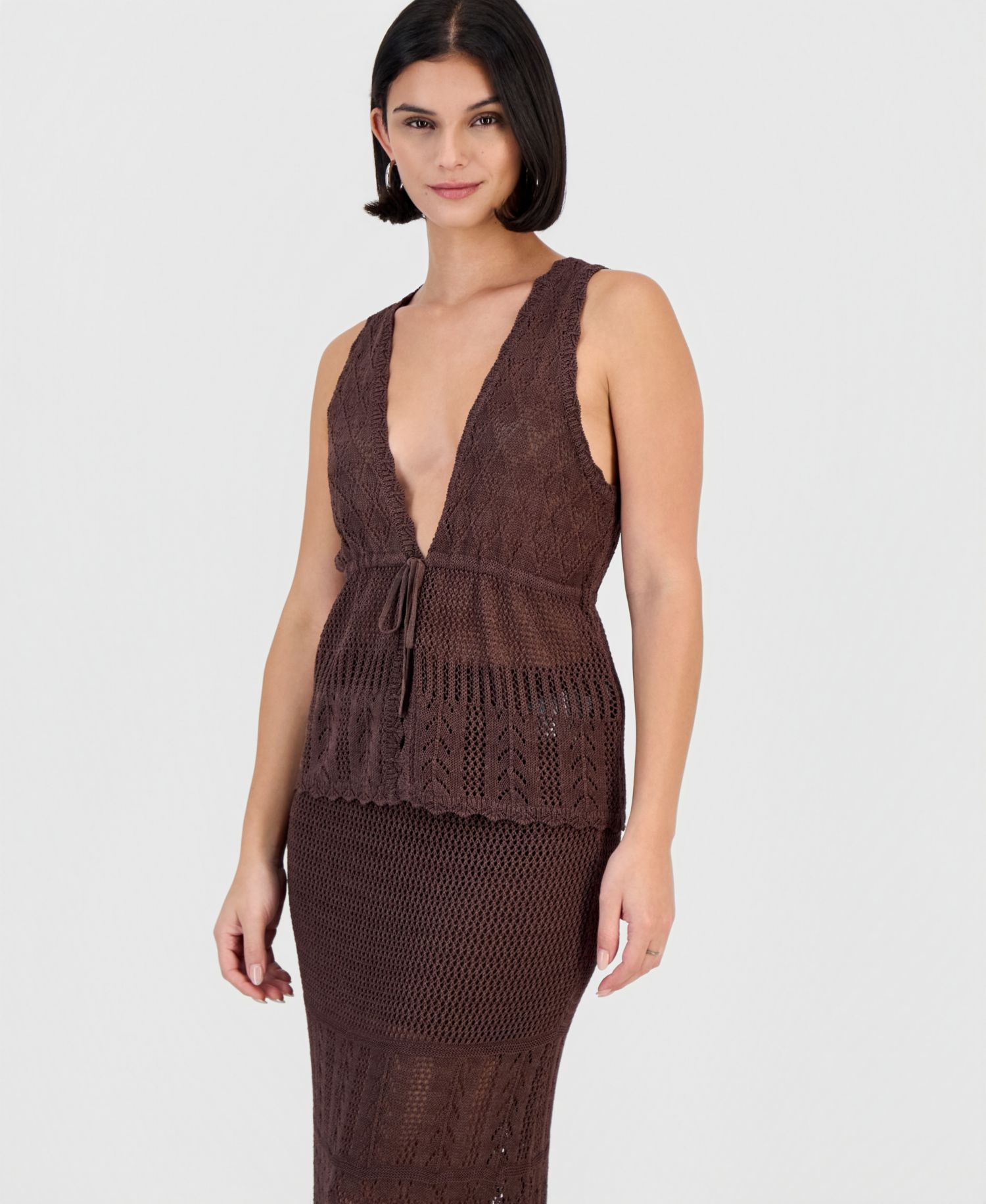 Women's Vivianne Crochet High-Waisted Maxi Skirt