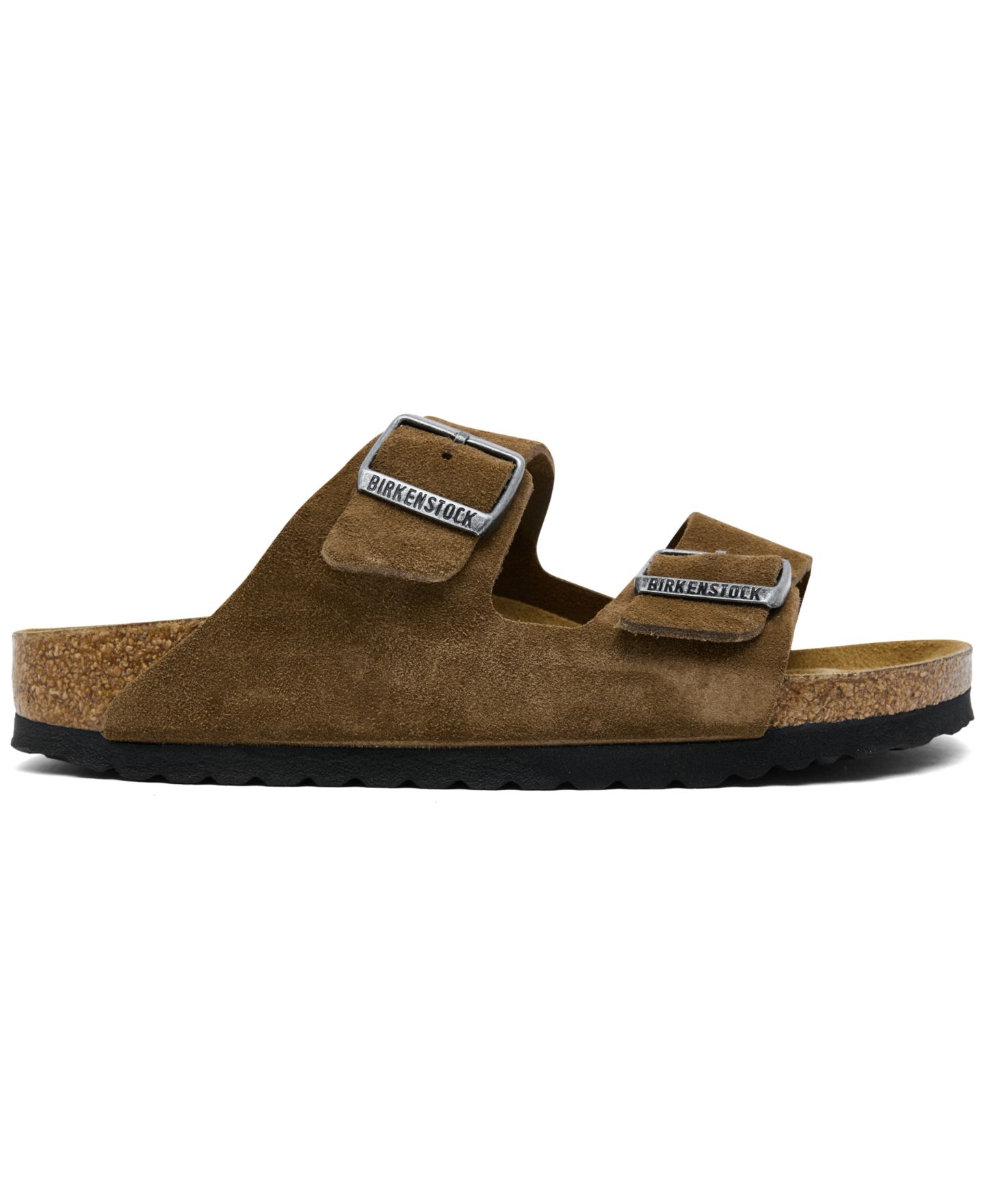 Женские сандалии Birkenstock Arizona Original Footbed Suede, цвет: Тёмный чайный — фото 2