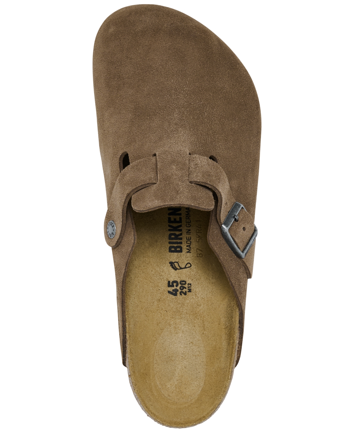 Birkenstock Boston Soft Footbed Suede Clogs from Finish Line
