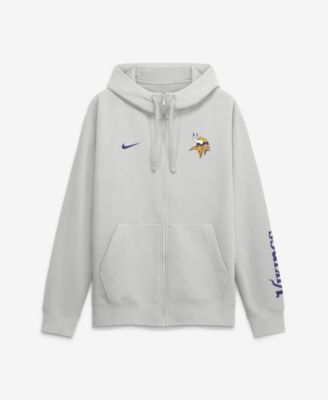 Men's Minnesota Vikings Cool Down Club Full-Zip Fleece Hoodie