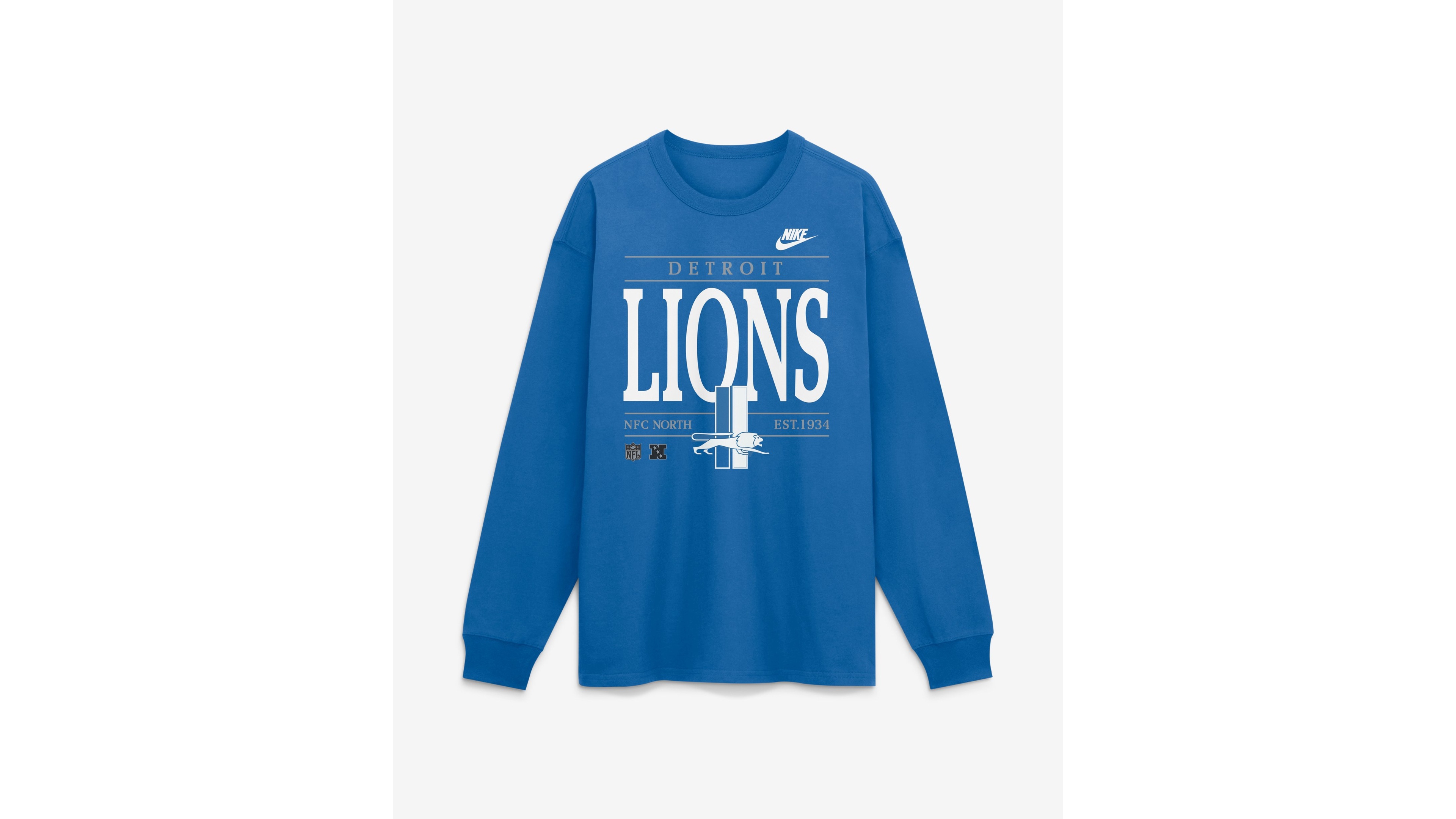 Nike Men's Detroit Lions Max90 Throwback T-Shirt