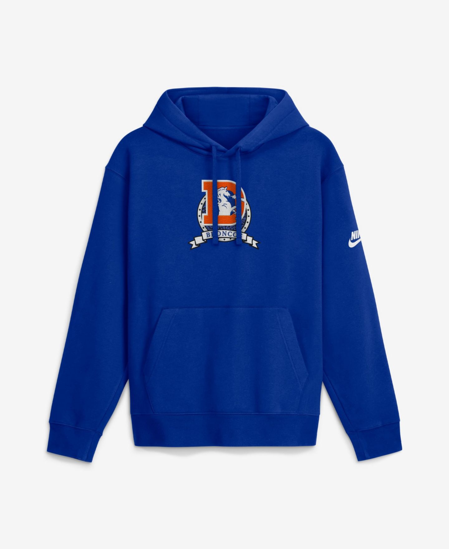 Мужское худи Nike Denver Broncos Rewind Club Fleece Graphic — фото 1