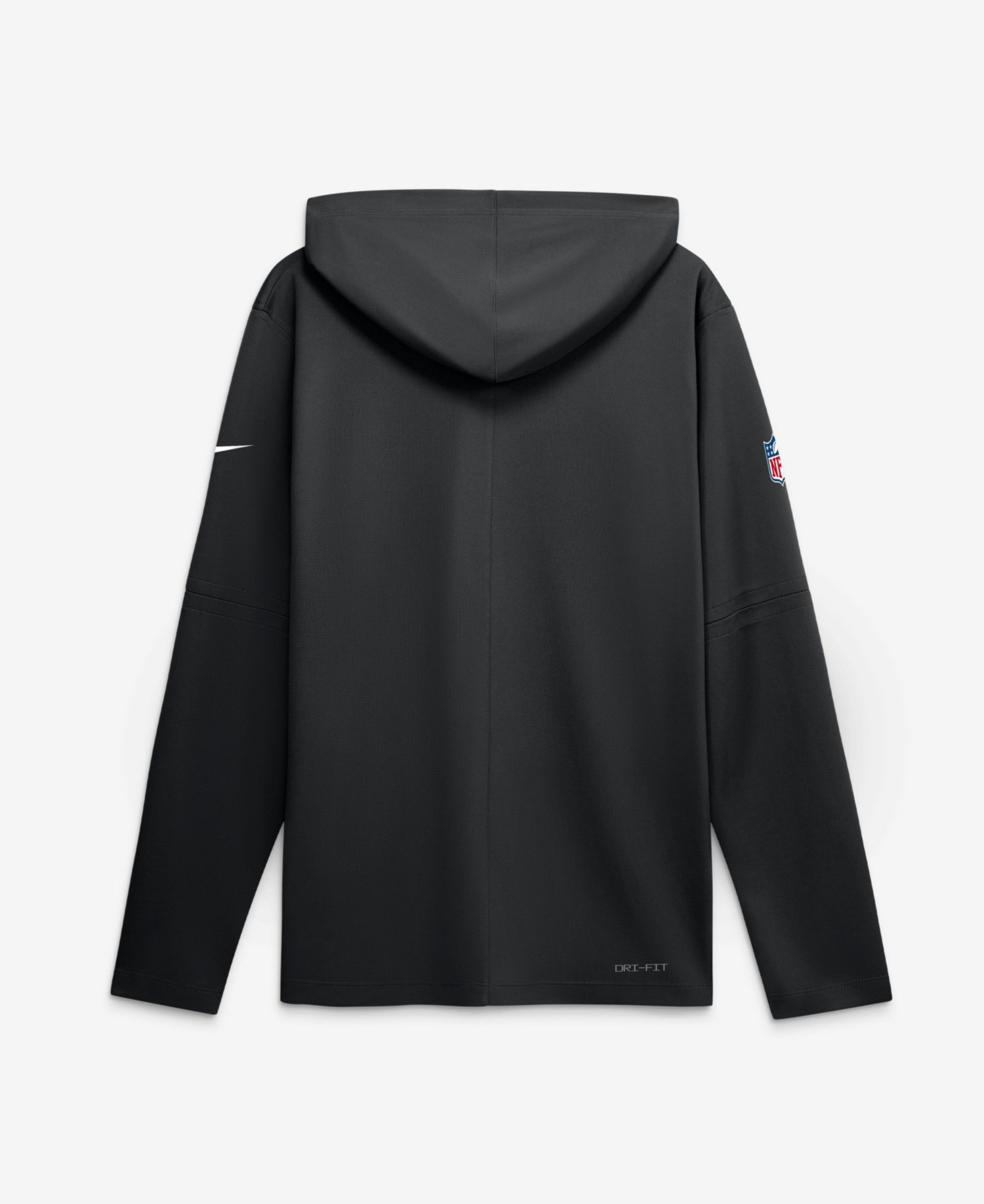 Men's Black Jacksonville Jaguars Sideline Game On Lightweight Long Sleeve Hooded Dri-FIT Top