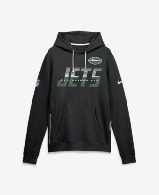Men's New York Jets Sideline Standard Issue Top Prospect Long-Sleeve Fleece Hoodie